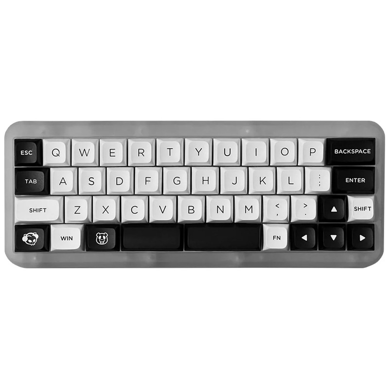 (Pre-Owned) Pre-Build Wired Gaming Keyboard - Black & White - لوحة مفاتيح مجهزة